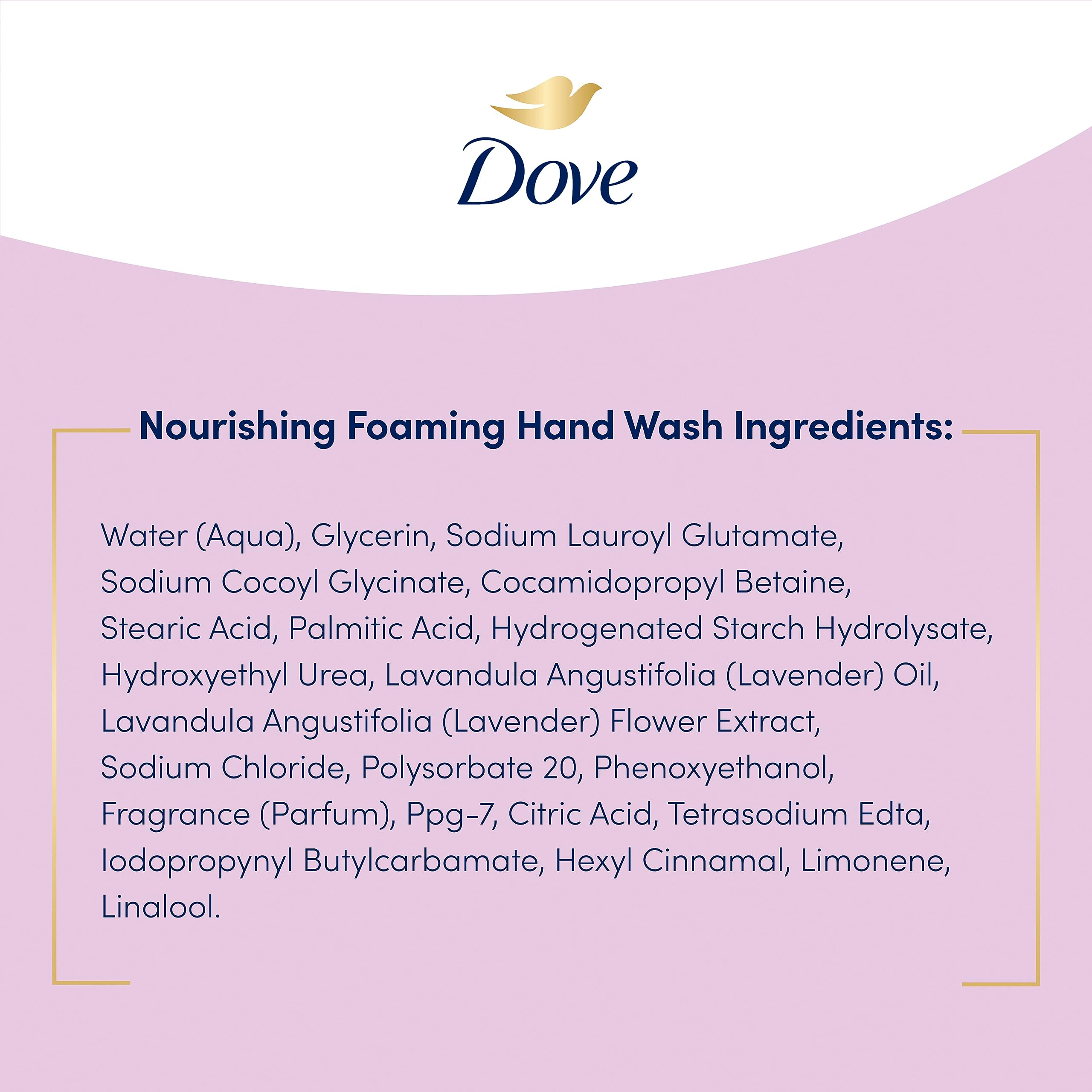 Dove Nourishing Foaming Hand Wash Lavender & Chamomile Touchless Battery Operated Dispenser Kit Moisturizing Foaming Hand Wash Refill 10.1 oz